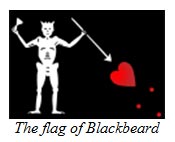 The flag of Blackbeard
