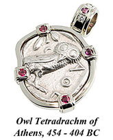 Owl Tetradrachm of Athens 5th Century BC