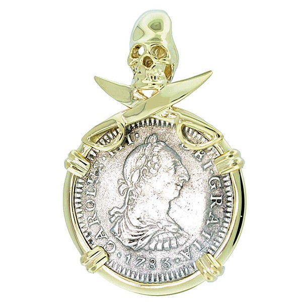 #7327 El Cazador Shipwreck 1 Real Pendant