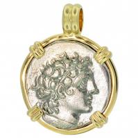 #6974 Egyptian Shipwreck Tetradrachm Pendant