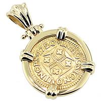 #7004 Portuguese 400 Reis Pendant