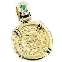 #7017 Portuguese 400 Reis Pendant