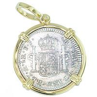 #7125 El Cazador Shipwreck 1 Real Pendant