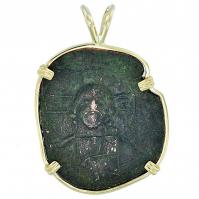 #7176 Jesus Christ Follis Pendant
