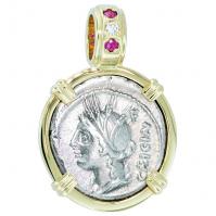 #7188 Ceres Denarius Pendant