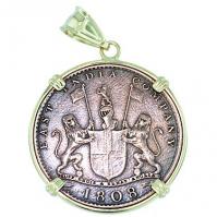 #7195 Admiral Gardner Shipwreck Coin Pendant