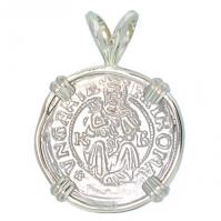 SOLD #7290 Madonna & Child Denar Pendant; Please Explore Our Medieval Pendants For Similar Items.