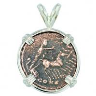 #7296 Constantine Hand of God Coin Pendant