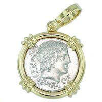 #7314 Apollo & Genius Denarius Pendant