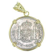 #7326 El Cazador Shipwreck 1 Real Pendant