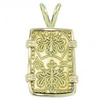 SOLD #7377 Shogun Nibu-Kin Pendant; Please Explore Our Asian Pendants For Similiar Items.