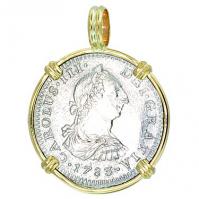 #7395 El Cazador Shipwreck 1 Real Pendant