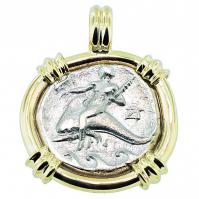 #7409 Boy on Dolphin Stater Pendant