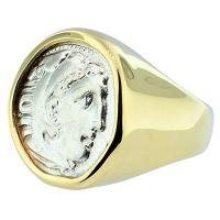 #7407 Alexander the Great Drachm Mens Ring