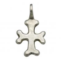 Byzantine Empire 8th-11th century, silver cross pendant.