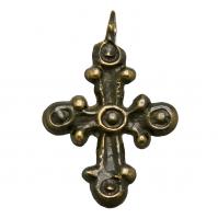 Byzantine Empire 8th-11th century, bronze cross pendant.