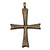 Byzantine Empire 8th-10th century, bronze cross pendant.