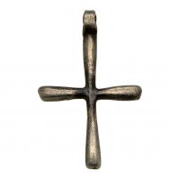 Byzantine Empire 8th-10th century, bronze cross pendant.