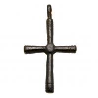 Byzantine Empire 8th-10th century, bronze cross pendant.