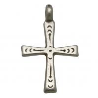 Byzantine Empire 8th-10th century, silver cross pendant.