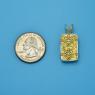 Pendant size next to a Quarter