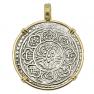 Lotus flower and 8 Buddhist Lucky Symbols