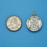 Pendant size next to a Quarter