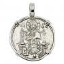 1253-1268 Jesus Christ grosso in white gold pendant