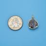 Pendant size next to a Quarter