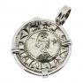 Antioch Crusader denier in white gold pendant