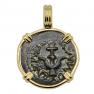 Widow�s Mite prutah coin in gold pendant