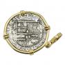Philip II colonial two reales treasure coin