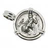Zeus on a throne holding an eagle