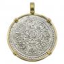 Lotus flower and 8 Buddhist Lucky Symbols