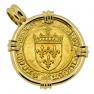 French gold ecu d'or au soleil