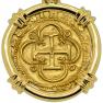 Jerusalem cross within a quatrefoil