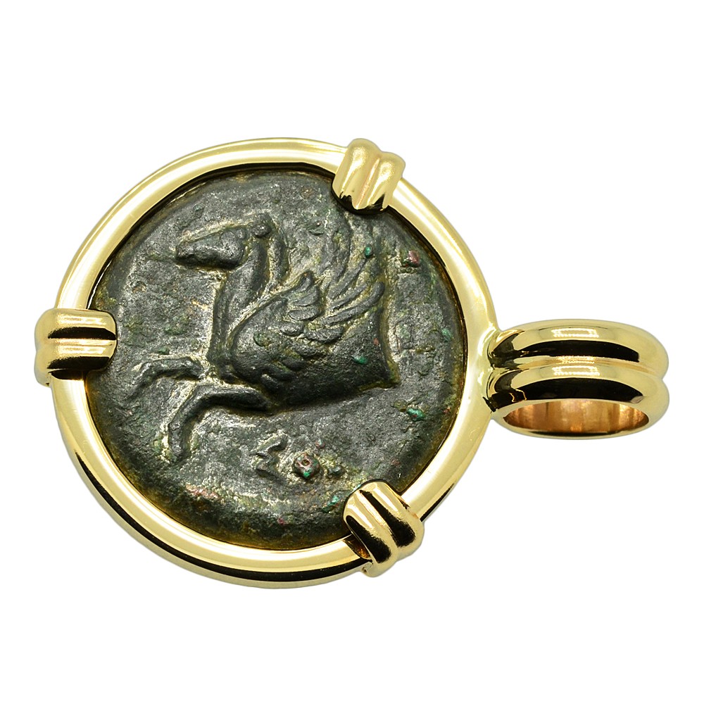 Greece Pegasus Horse Coin Pendant Jewelry Necklace Myth 12 Pendant Lot 