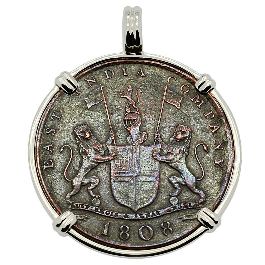1808 Admiral Gardner Treasure Coin Necklace