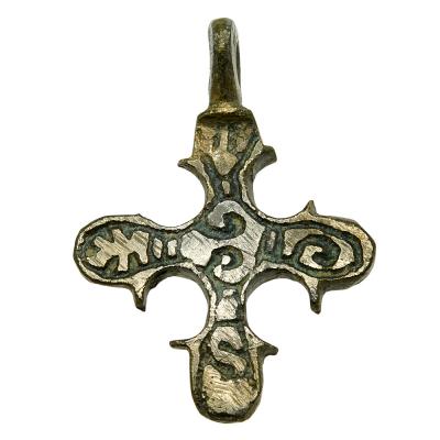 8th - 11th Century Byzantine bronze cross