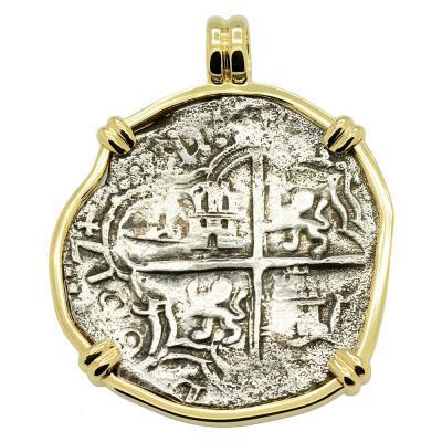 Authentic Spain 4 Escudos Shipwreck Jewelry Treasure Coin Necklace - Pirate  Gold Coins
