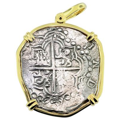 SOLD Santa Margarita Shipwreck 8 Reales Pendant; Please Explore Our Spanish Shipwreck Pendants For Similar Items.