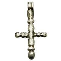 Byzantine Empire 6th-9th century, silver cross pendant.