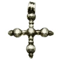 Byzantine Empire 6th-9th century, silver cross pendant.