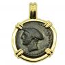 SOLD Hermes and Lyre Pendant. Please Explore Our Greek Pendants For Similar Items.