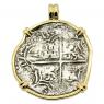 SOLD Atocha Shipwreck 8 Reales Pendant. Please Explore Our Spanish Shipwreck Pendants For Similar Items.