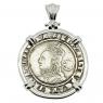 SOLD Queen Elizabeth I Sixpence Pendant. Please Explore Our Medieval Pendants For Similar Items.