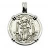 1289-1311, Jesus Christ grosso in white gold pendant