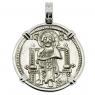 1329-1339, Jesus Christ grosso in white gold pendant