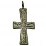 9th-12th century, Jesus Christ in herringbone design cross