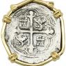 1622 Portuguese Sao Jose shipwreck 4 reales coin